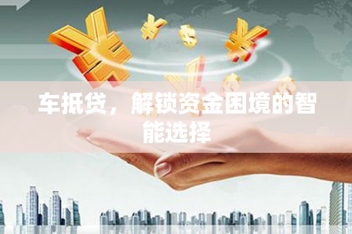 大园车抵贷，解锁资金困境的智能选择