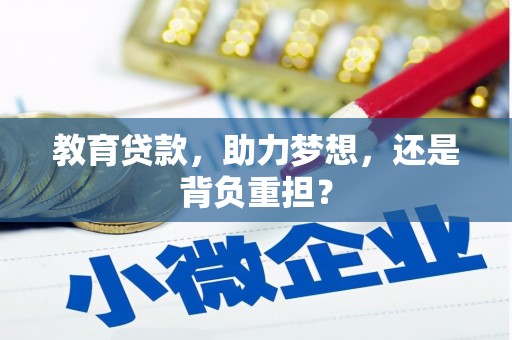 大园教育贷款，助力梦想，还是背负重担？
