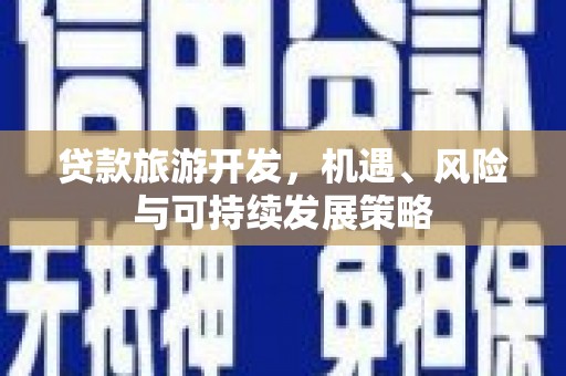 大园贷款旅游开发，机遇、风险与可持续发展策略