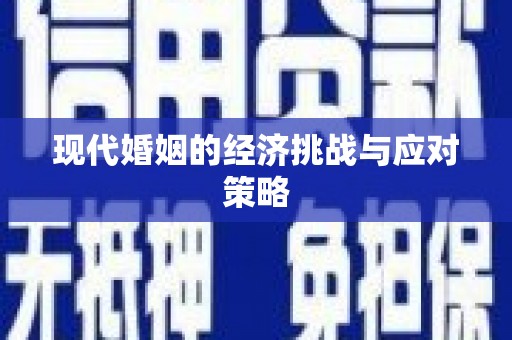 大园现代婚姻的经济挑战与应对策略