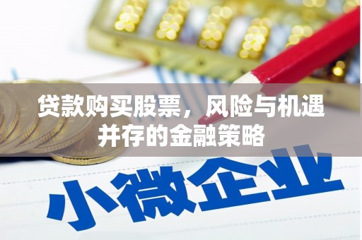 大园贷款购买股票，风险与机遇并存的金融策略